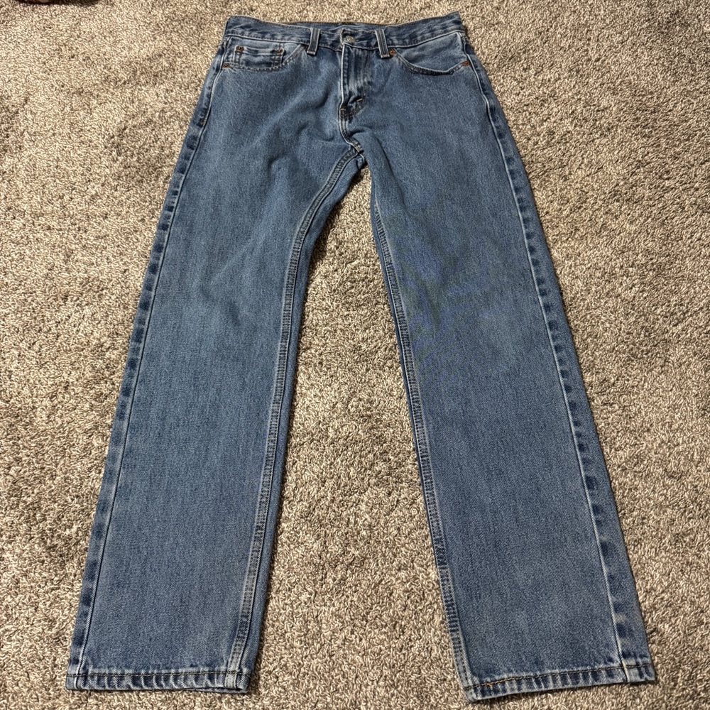 Levi's 505 Straight Blue Jeans